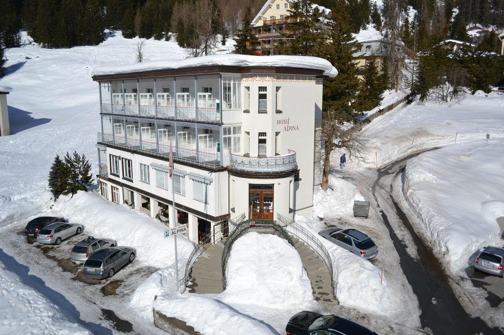Hotel Alpina Давос Экстерьер фото